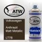 Preview: Volkswagen, Anthrazit Matt Metallic, LT7B: 400ml Sprühdose, von ATW Autoteile West.